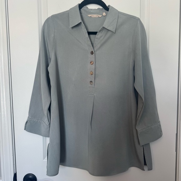 Soft Surroundings Hutton Popover Tunic Blouse - Picture 1 of 6